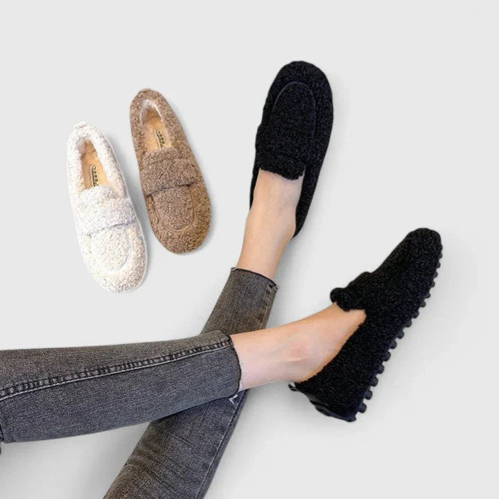 Aisha - Elegant Fleece Loafers