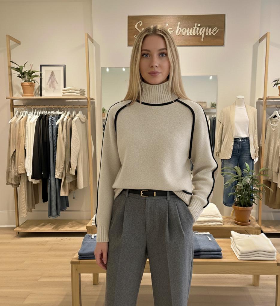 FAYLIN™ - Modern Turtleneck Sweater