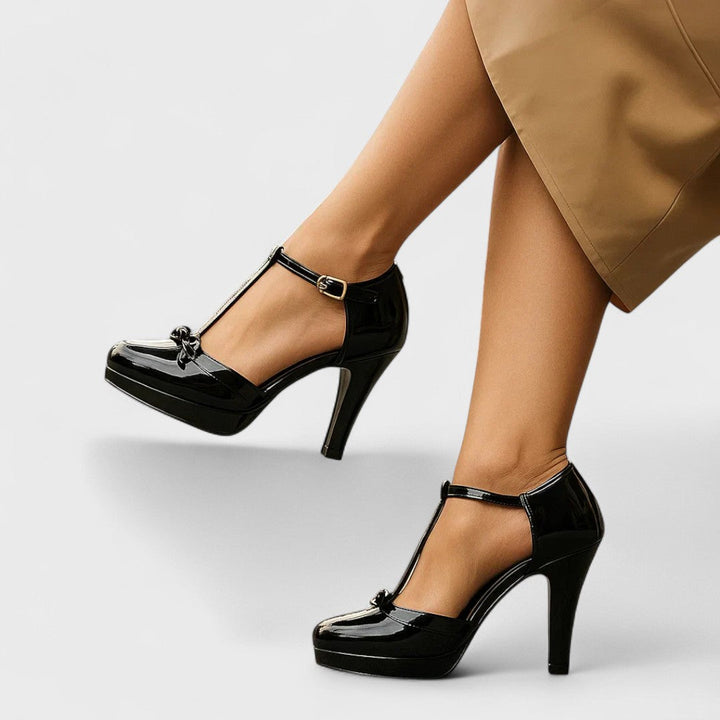 Bella - Luxurious Round Toe Heels