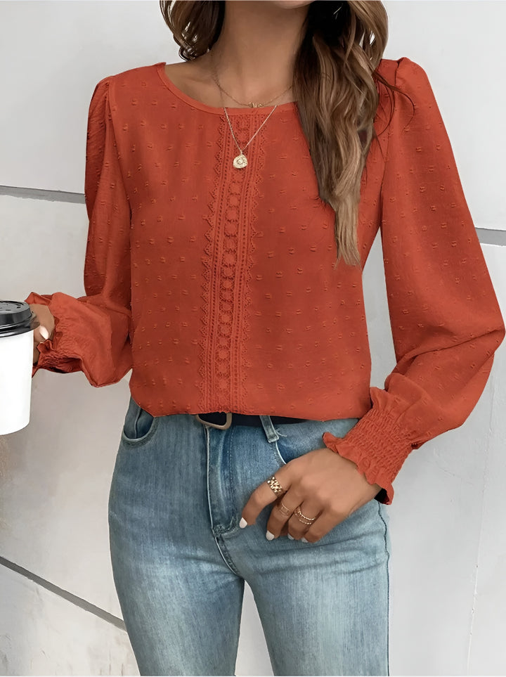 Jyra - Casual Puff Sleeve Blouse