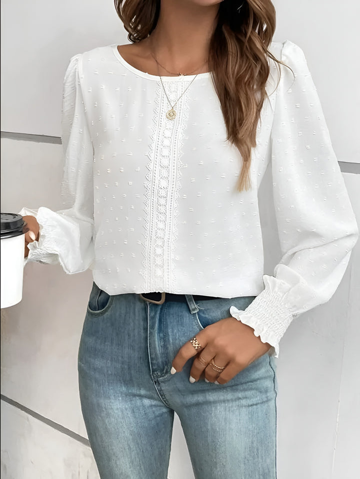 Jyra - Casual Puff Sleeve Blouse