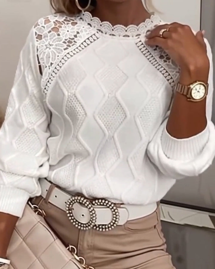 Melissa - Stylish Laced Sweater