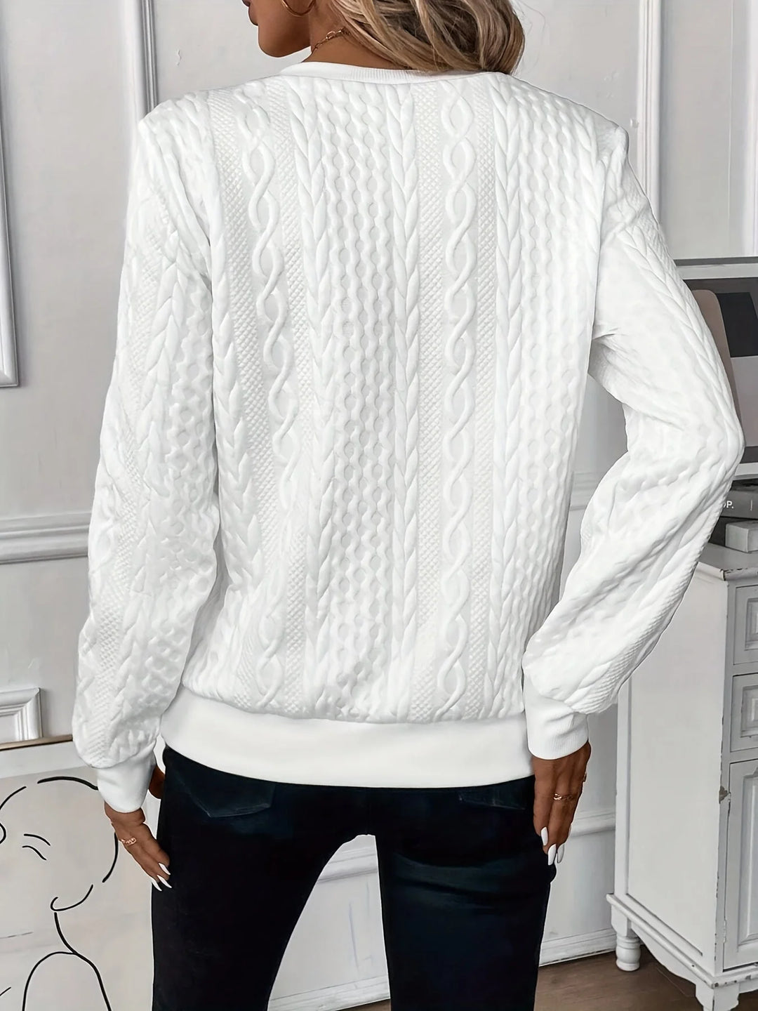 EMMA™ | Elegant Quarter-Zip Sweater