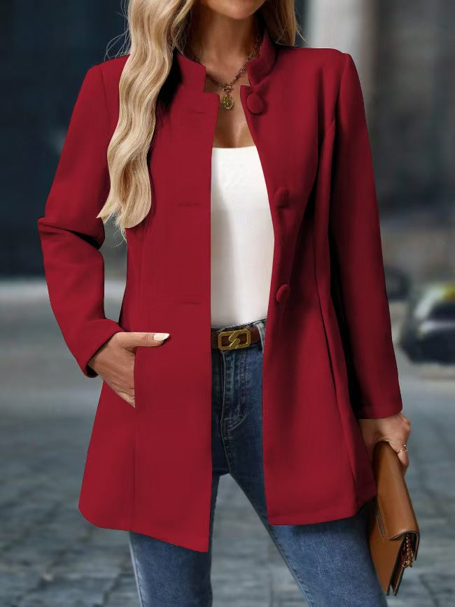 Alena - Elegant Button Down Coat