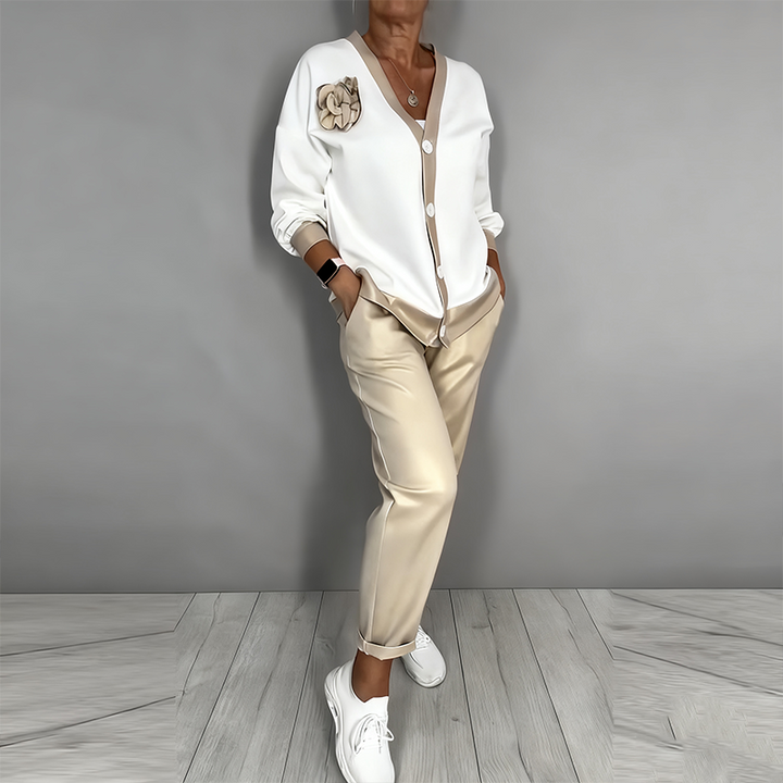 Evelyn - Casual Top and Pant Set