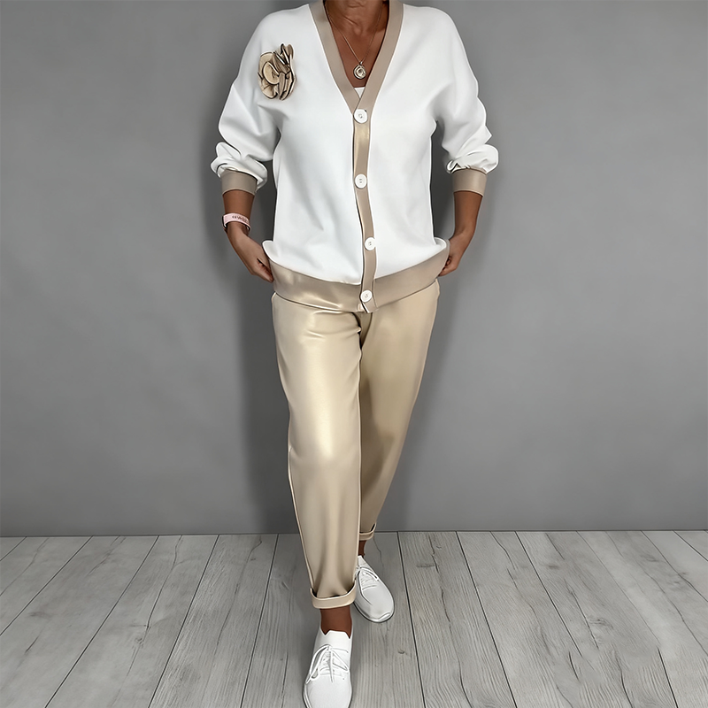 Evelyn - Casual Top and Pant Set