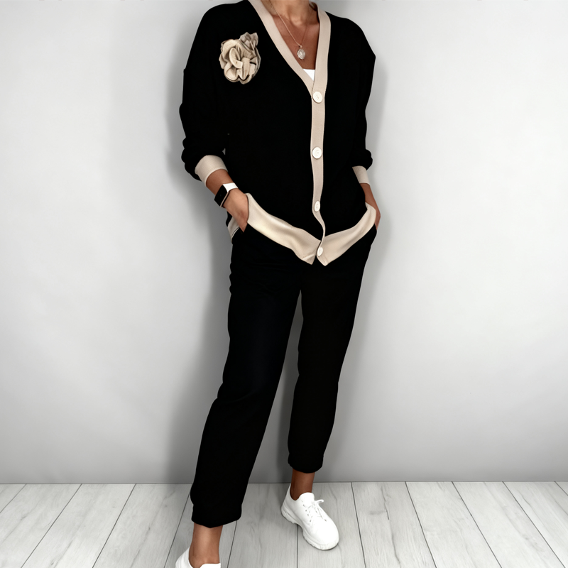 Evelyn - Casual Top and Pant Set