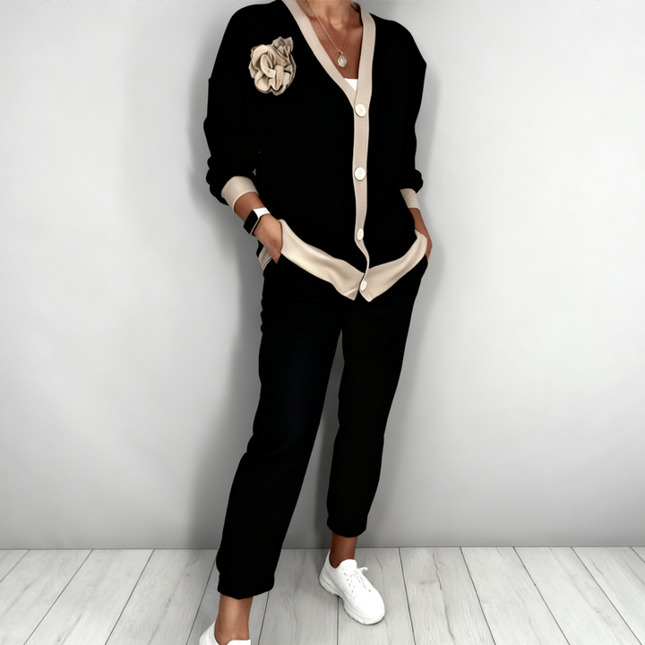 Evelyn - Casual Top and Pant Set