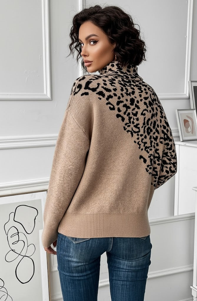 ZAYNA™ - Leopard Sweater